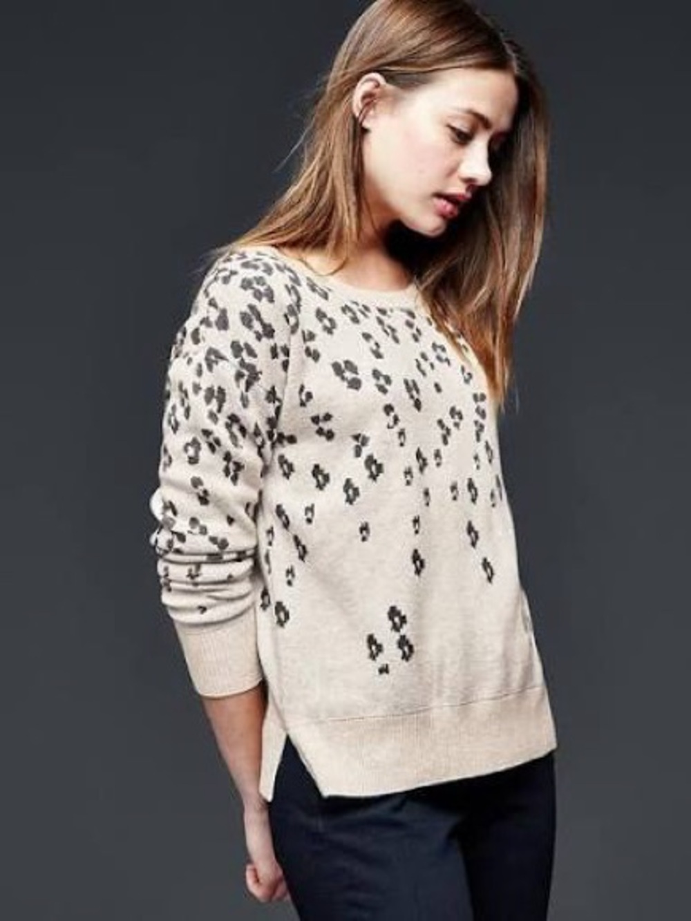 GAP Brooklyn Animal Print Sweatshirt
